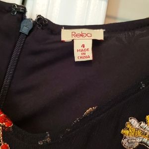 Black net dress from Dillard's